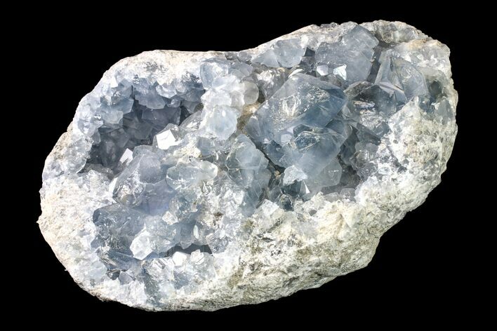 Sky Blue Celestine (Celestite) Geode ( Lbs) - Madagascar #156510